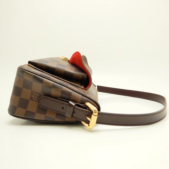 Louis Vuitton Damier Ravello GM Ebene Handbag Shoulder Bag Brown - Picture 3 of 8